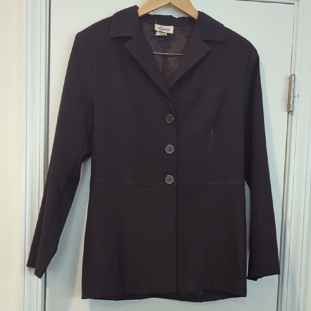 Ilyza New York Chic Deep Purple Blazer P2P 20 L28